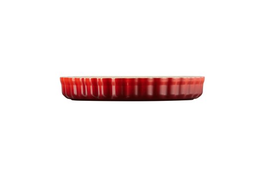 Travessa Canelada para Flan Heritage Le Creuset Vermelho 28 cm