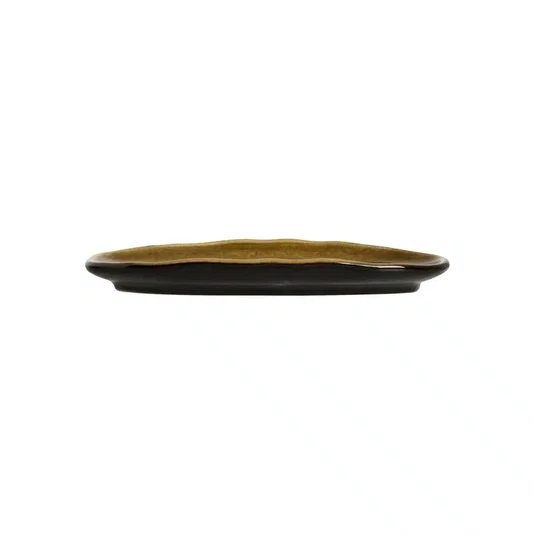 Travessa Oval Rasa Mini Orgânico Âmbar Porto Brasil 16 cm