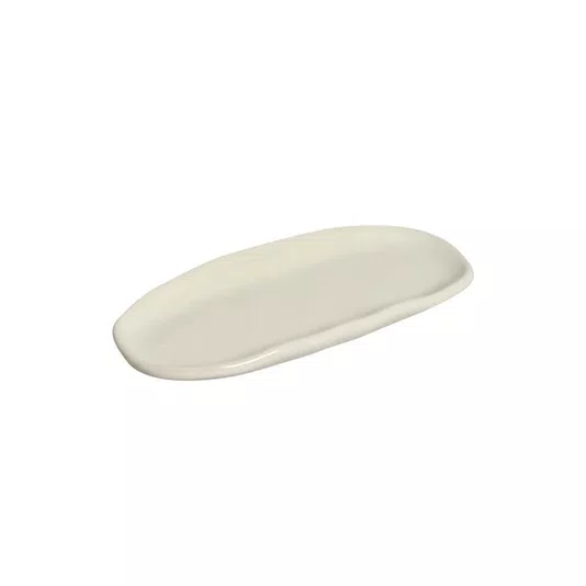Travessa Oval Rasa Mini Orgânico Clay Porto Brasil 16,5 cm