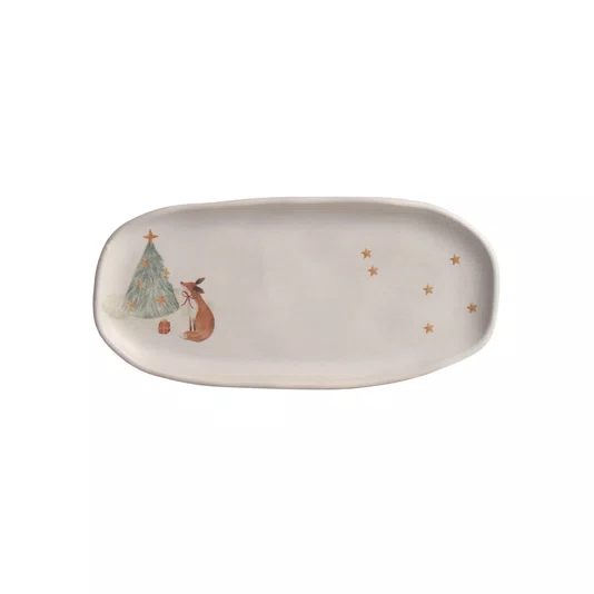 Travessa Oval Rasa P Árvore Christmas Card Porto Brasil