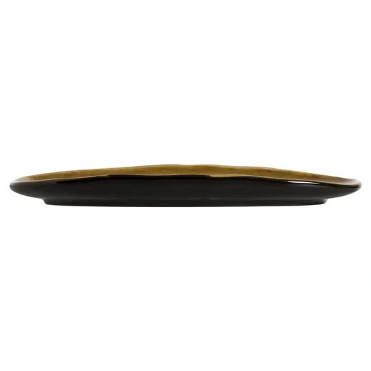 Travessa Oval Rasa P Orgânico Âmbar Porto Brasil 23 cm