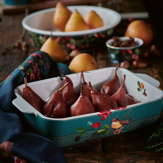 Travessa para Forno de Porcelana Squirrel Winter Wonderland Pip Studio Verde