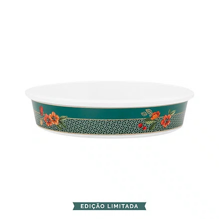 Travessa para Forno Redonda Winter Wonderland Pip Studio Verde 21cm