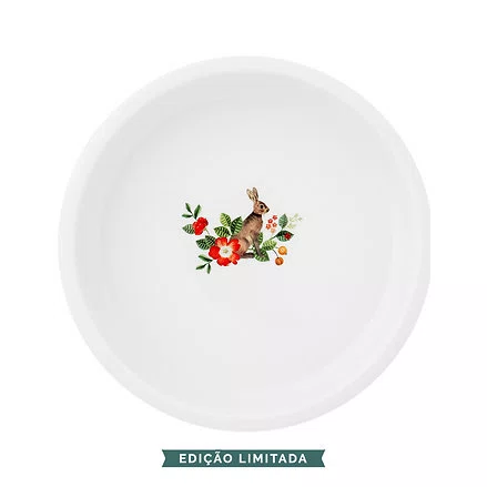 Travessa para Forno Redonda Winter Wonderland Pip Studio Verde 21cm
