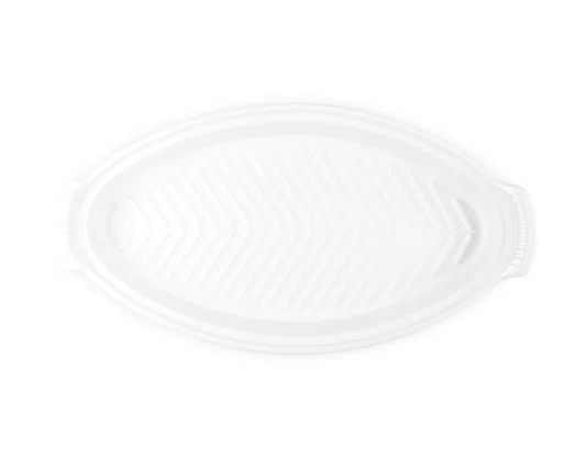 Travessa para Peixe com Tampa Heritage Le Creuset Branco 34 cm