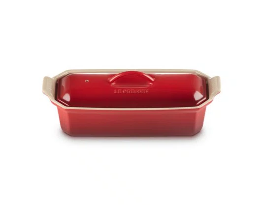 Travessa para Terrine Heritage Le Creuset Vermelho 1,1 L