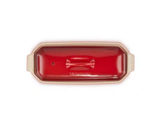 Travessa para Terrine Heritage Le Creuset Vermelho 1,1 L