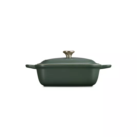 Travessa Quadrada com Tampa San Francisco Le Creuset Foret 22 cm