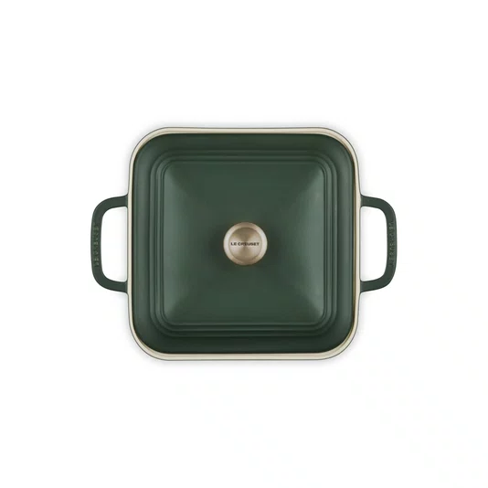 Travessa Quadrada com Tampa San Francisco Le Creuset Foret 22 cm