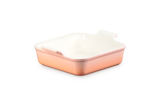 Travessa Quadrada Heritage Le Creuset Pêche 23 cm