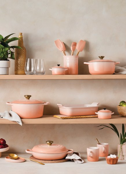 Travessa Quadrada Heritage Le Creuset Pêche 23 cm