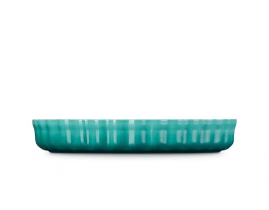 Travessa Redonda Canelada Le Creuset Bleu Riviera 28 cm