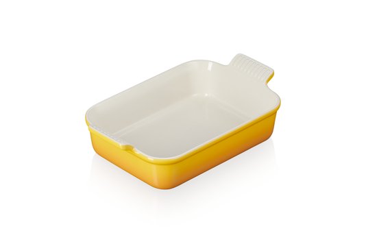 Travessa Retangular Cerâmica Heritage Le Creuset Nectar 26 cm