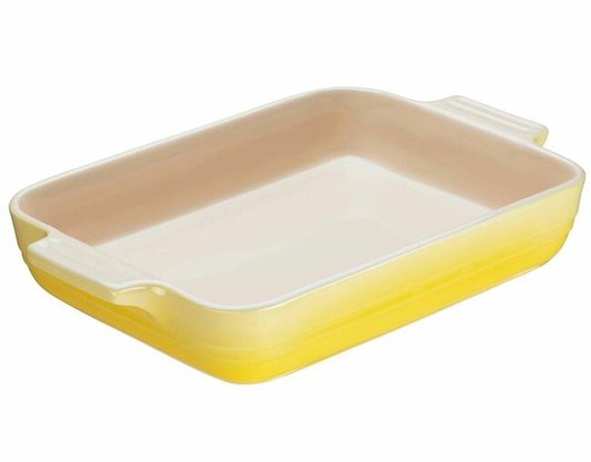 Travessa Retangular Classic Le Creuset Amarelo Soleil 32cm