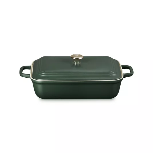 Travessa Retangular com Tampa San Francisco Le Creuset Foret 30 cm