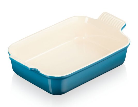 Travessa Retangular Heritage Le Creuset Deep Teal  26 cm