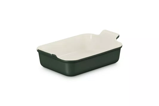 Travessa Retangular Heritage Le Creuset Foret 26 cm