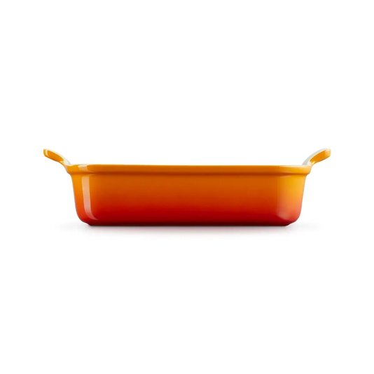 Travessa Retangular Heritage Le Creuset Laranja 19 cm