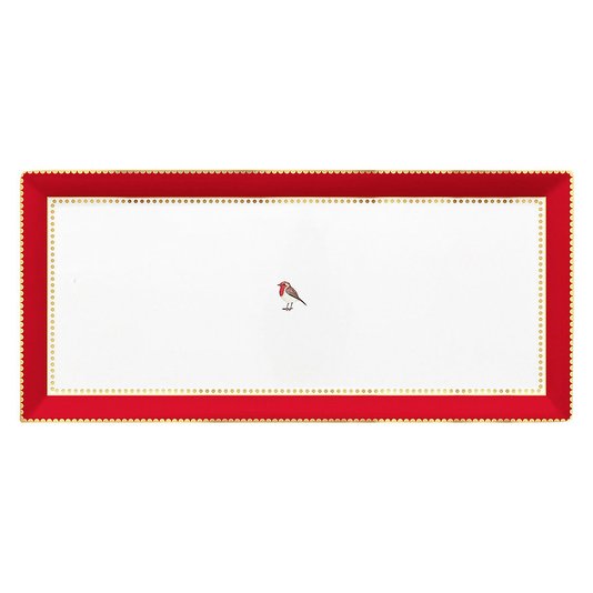 Travessa Retangular Love Birds Pip Studio Vermelho 33 cm