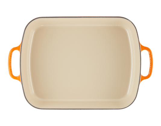 Travessa Retangular Signature Le Creuset Laranja 33 cm