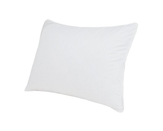 Travesseiro 100% Plumas Italianas de Ganso Buddemeyer Luxus 50 X 70 cm