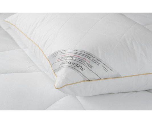 Travesseiro 100% Plumas Italianas de Ganso Buddemeyer Luxus 50 x 90 cm