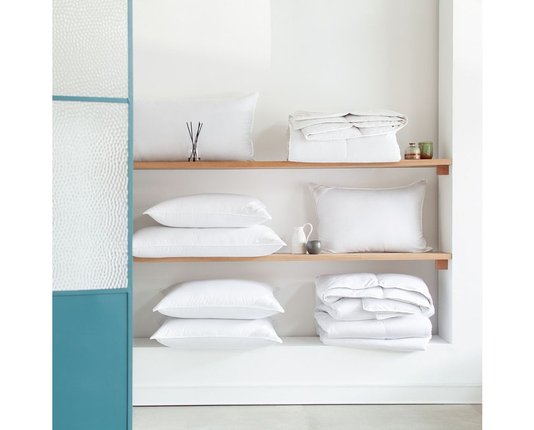 Travesseiro 100% Plumas Italianas de Ganso Buddemeyer Luxus 50 x 90 cm
