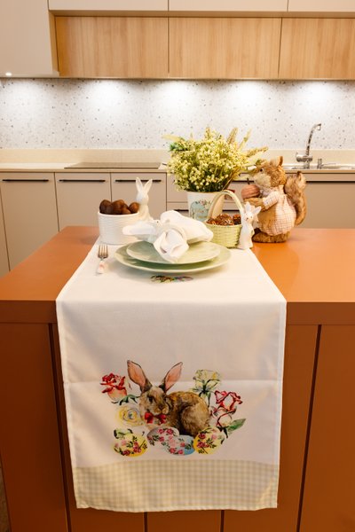 Trilho de Mesa Páscoa Tok da Casa 40 x 150 cm