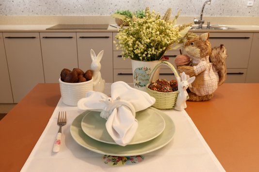 Trilho de Mesa Páscoa Tok da Casa 40 x 150 cm