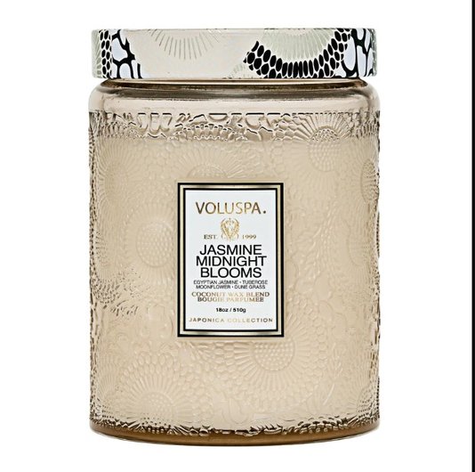 Vale Pote Vidro G 100H Jasmine Midnight Blooms Voluspa