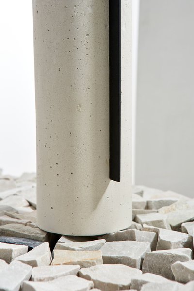 Vaso Alto Tag Branco Fosco Iludi Design 