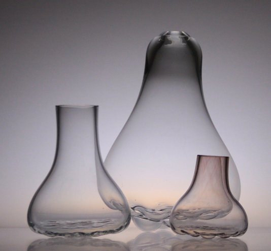 Vaso Botero Sino EG Studio Pedrazzi Transparente 40 x 45 cm