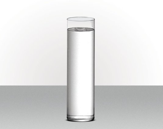 Vaso de Vidro Cilindro Luvidarte 75 cm 
