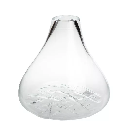 Vaso em Vidro Nest G Studio Pedrazzi Transparente 35 x 25 cm