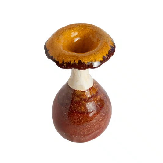 Vaso Gota Cogumelo Zanatta Casa 18 cm