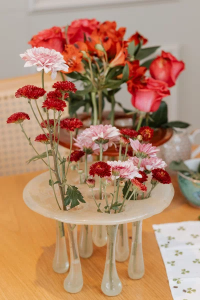 Vaso Gotas Em Vidro Mel 26 cm