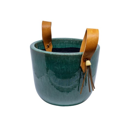 Vaso Mikonos G Antica Verde 28 x 30 cm