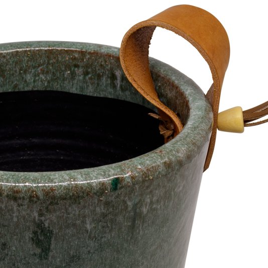 Vaso Mikonos P Antica Verde 22 x 25 cm