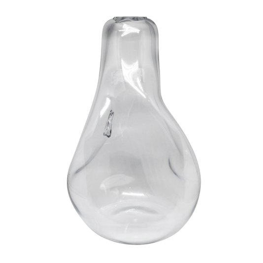 Vaso Nuvem Vertical com Topo e Cratera Studio Pedrazzi Transparente 45 cm