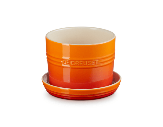 Vaso Para Ervas Com Bandeja Laranja Le Creuset 14 cm