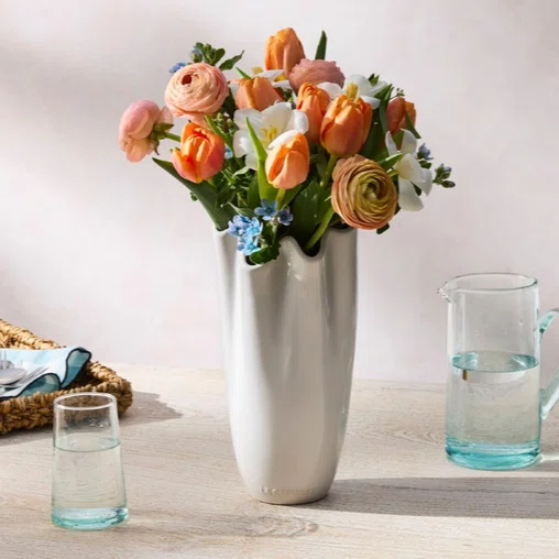 Vaso Ruffle Le Creuset Branco 2 L