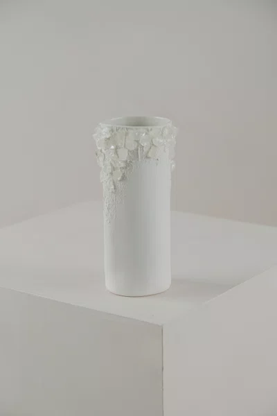 Vaso Série Superficies com Cristal Transparente Atelier Le Motif 20 cm