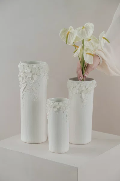 Vaso Série Superficies com Cristal Transparente Atelier Le Motif 20 cm