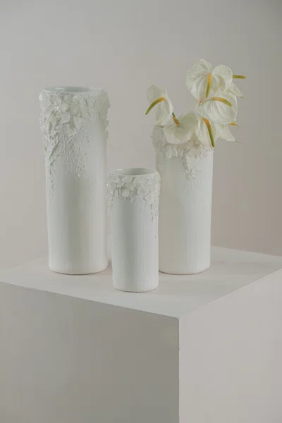 Vaso Série Superficies com Cristal Transparente Atelier Le Motif 20 cm