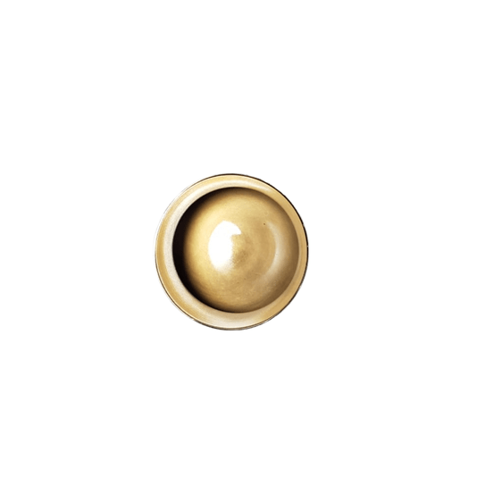 Vaso Spin Baixo St. James Dourado 8 x 15 cm