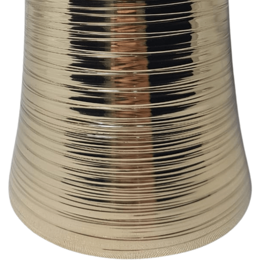 Vaso Spin Baixo St. James Dourado 8 x 15 cm