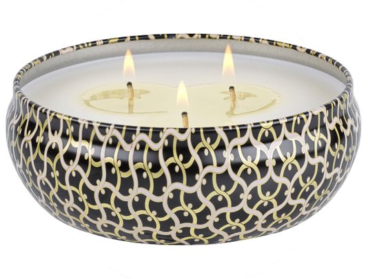 Vela 3 Pavios Lata Ambre Lumiere Voluspa 60 Horas