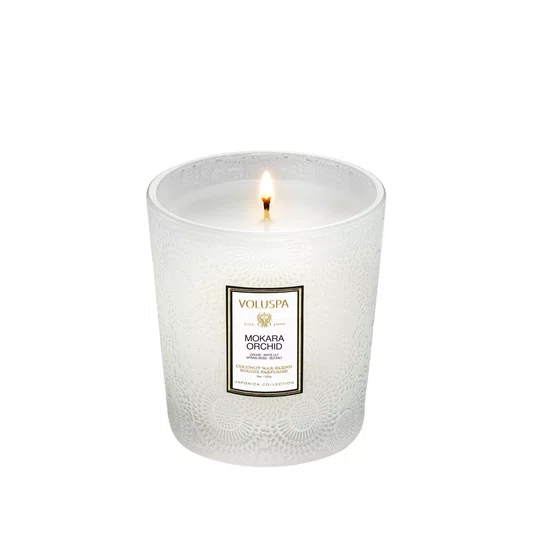 Vela Copo De Vidro Clássico Mokara Orchid Voluspa 60 Horas