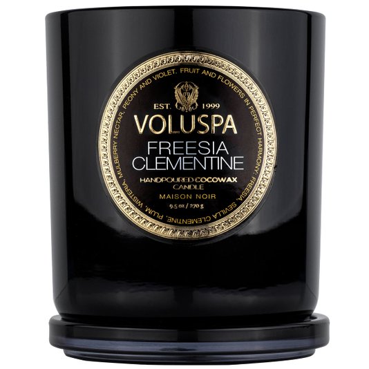 Vela Copo de Vidro Freesia Clementine Voluspa +60 Horas