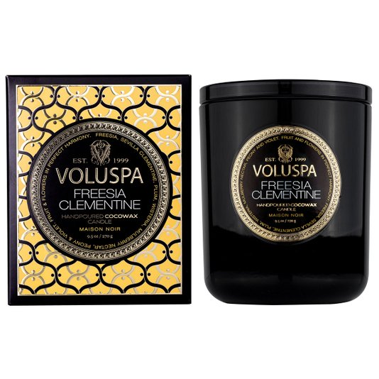 Vela Copo de Vidro Freesia Clementine Voluspa +60 Horas
